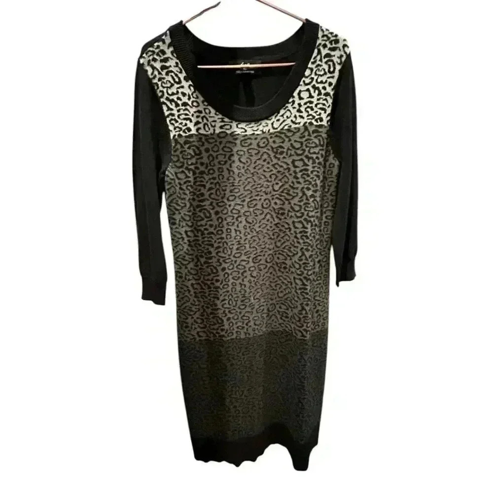 Lennie for Nina Leonard sweater dress Size M